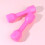 4Pcs Children Octagonal Dumbbell Plastic Exercise Equipment Pink 6