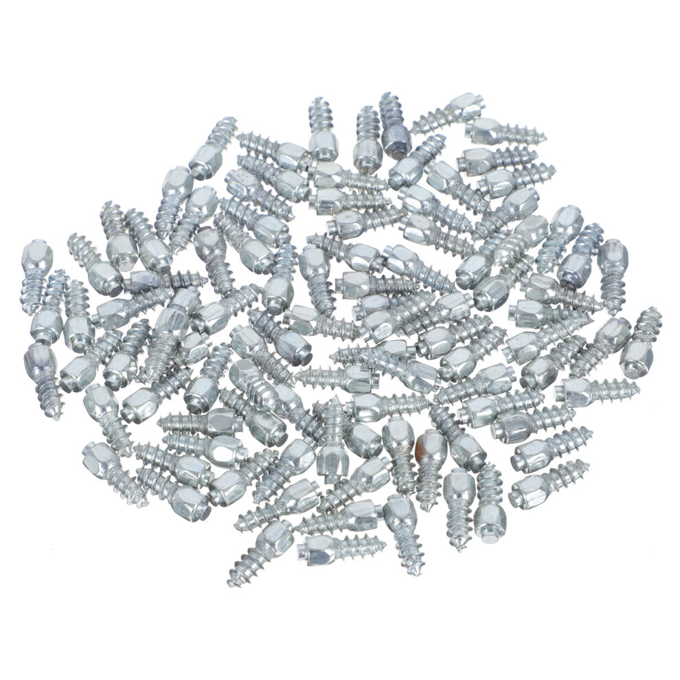 100Pcs Screw Tire Studs Portable Bike Snow Spikes Winter Traction 3551759114564
