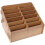 Game Cards Storage Box Portable Multi-Grid Wooden Case 4