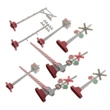 8Pcs Model Train Traffic Lights Railroad Mini Signal Micro Light