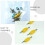 12Pcs Compact Yellow Dual Tip Screwdriver Set for Mini Skateboard DIY 7
