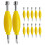 12Pcs Compact Yellow Dual Tip Screwdriver Set for Mini Skateboard DIY 9