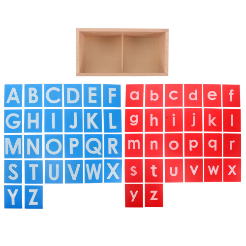 Set Tabellone Alfabeto Montessori In Con