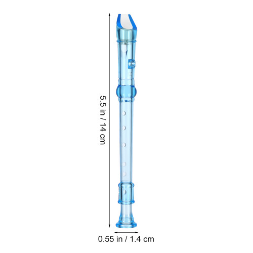 4 Pezzi 6 Mini Clarinetto Flauto Trasparente per Bambini 1