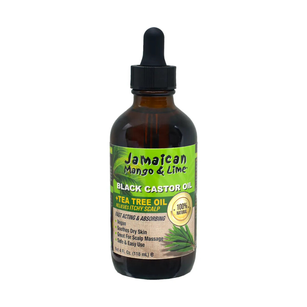 Jamaican Mango & Lime Black Castor Oil Tea Tree 4oz