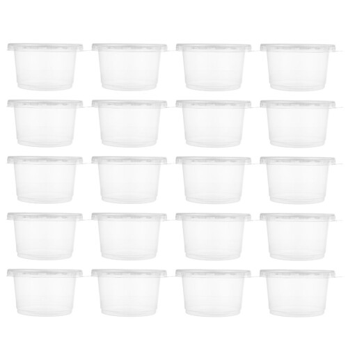 50 Pièces Bols Alimentaires Jetables Couvercle Pour