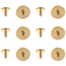 6Pcs Traseiro Pino Pés Bolsa Metais Rebites Artesanato Diy