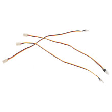 3Pcs 3-Pin Pc Case Fan Splitter Extension Power Connector Cable