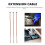 3Pcs 3-Pin Pc Case Fan Splitter Extension Power Connector Cable 11