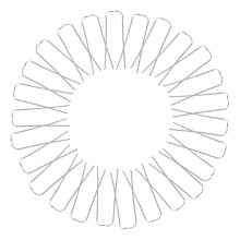 150 Pcs Galvanized M Shaped Floral Pins For Foam Wreaths And Plants
