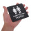 3Pz Wc Nero in Acrilico - Bagno Autoadesivi Unisex 4