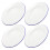 4Pcs Enamel Plates Unbreakable Dinner Serving Platter Tray 8