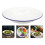 4Pcs Enamel Plates Unbreakable Dinner Serving Platter Tray 5