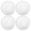 4Pcs Enamel Plates Unbreakable Dinner Serving Platter Tray 4