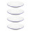 4Pcs Enamel Plates Unbreakable Dinner Serving Platter Tray 11
