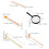 One Set Kids Archaeology Tool Set With Hammer, , Brush, Magnifier 2