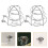 2Pcs Silver Metal Fire Sprinkler Cage Guard with Easy Installation 4