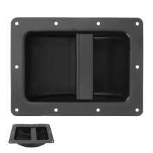 Durable Iron Speaker Handle For Stage Sound Box Sturdy Black