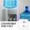 2Pcs Water Dispenser Push Faucet Replacement For Hot Cold Cooler Tap 8