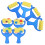 2 Set Zeichenschwamm Graffiti DIY Kinder 4 Rollerpinsel 4 Muster 8