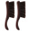 2Pcs Brown Hearth Sweeper Brush with Ergonomic Handle for Fireplace 10