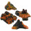 4Pcs Mini Vulkanstaty Bonsailandskap 1