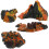 4Pcs Mini Vulkanstaty Bonsailandskap 5