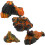 4Pcs Mini Vulkanstaty Bonsailandskap 11