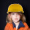 Kids Construction Hard Hat Yellow Decorative Safety Model 5