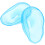 2Pcs Blue Silicone Ear Protector Cover For Hair Dye 7