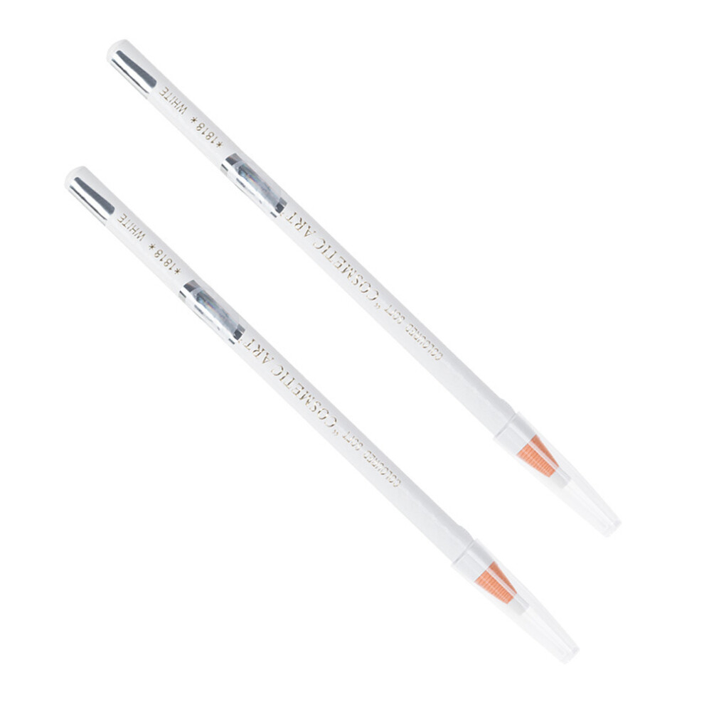 Vaguelly 2Pcs Eye Makeup Eyeliner Brush Lying Silkworm Pen Highlighter