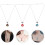 3 Pezzi Set Collane Ciondoli In 10