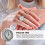 creatieve ringhorloge praktisch vingerring met design 9