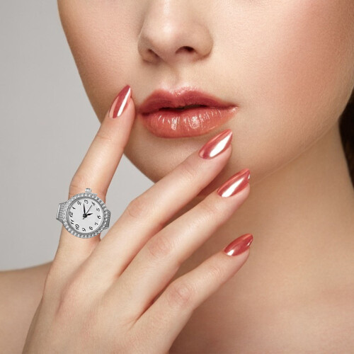 creatieve ringhorloge praktisch vingerring met design 2
