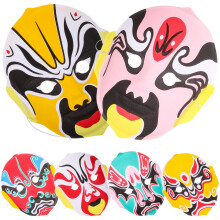 6 Stuks Sichuan Opera Maskers Gevederd Cosplay Gemengde Stijl