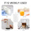 50Pcs Transparent Portable Plastic Beverage Flasks 500Ml 8