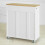 SoBuy Credenza con ruote in bambù 79x40x91cm 6