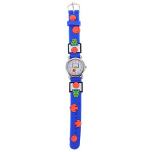 Cartoon 3D Barnklocka Basketbollsmönster Armbandsklocka För Barn