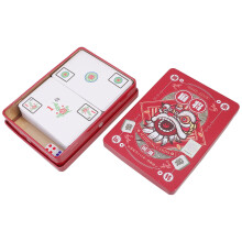 One Set Mahjong Cards Chinese Playing Game With