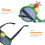 Grappige Groene Kerstbril Plastic Met Pompons Voor Feestdagen 9