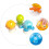 3Pcs Mata Rattle Ocean-serien Sugkoppar 6