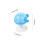 3Pcs Mata Rattle Ocean-serien Sugkoppar 3