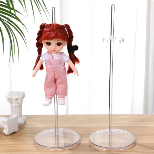 12Pcs Justerbara Mini Dockhållare För Figurer 2