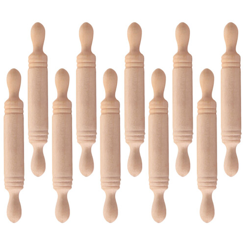 12Pcs Mini Rullpinne I För Miniaturhus 2