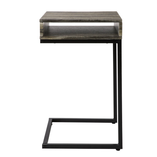 SoBuy Sofá Mesa Lateral com Rodas e Suporte