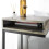 SoBuy Sofá Mesa Lateral com Rodas e Suporte 5