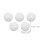 10 Unidades Bola 14 Mm Acrílico Branca Plataforma 12-16 Polegadas 2