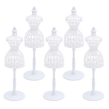 12St Mini Puppenkleidungs Mannequin Hohles Modell Gestell