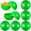 25 Pcs Plastic Raffle Game Round Hollow Balls Props 2
