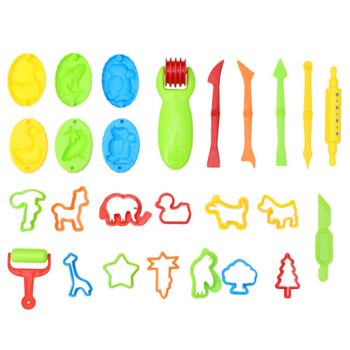 Conjunto De Kit De Massa Com Para Plasticina